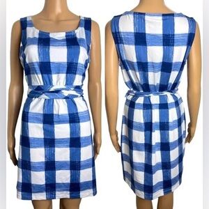 Vineyard Vines Painted Gingham Sleeveless Dress